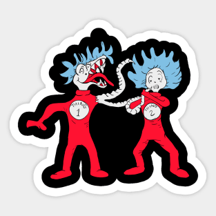 John Carpenter's Thing 1 and Thing 2 Sticker